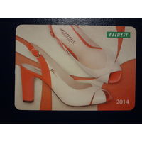 Календарик 2014 г.  BELWEST.