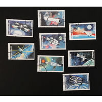 Шотландия 1978 г. Космические корабли. Космос, полная серия из 8 марок #0026-K1P3