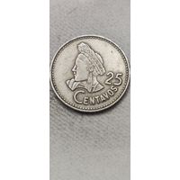 Гватемала 25 сентавос 1982