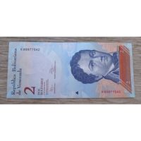 Werty71 Венесуэла 2 боливара 2012 UNC банкнота