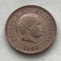 Португалия 5 реалов (рейсов) 1906 Карлуш I - состояние!