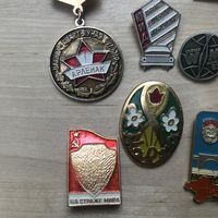 Лот значков СССР