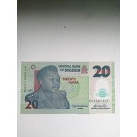 Нигерия 20 полимер UNC c рубля