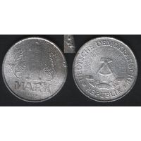 Германия ГДР km35.2 1 марка 1977 год (_брак(p2(i(4 наплыв