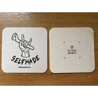 Подставка под пиво "Selfmade Brewery" /Москва, Россия/ No 7
