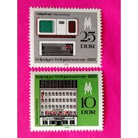 ГДР. Ярмарка в Лейпциге. ( 1 марка ) 1983 года. 9-7.