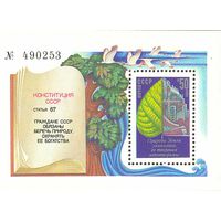 Охрана окружающей среды СССР 1984 год (5581) 1номерной блок