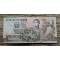 Werty71 Северная Корея КНДР 1 вона 1992 UNC банкнота