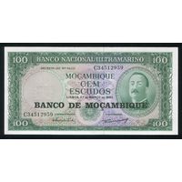 Мозамбик 100 эскудо 1976 г. P117. Серия C. UNC
