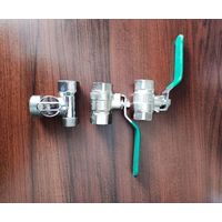 Краны запорные шаровые 1/2, 3шт., новые