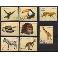 Польша 1972. Фауна зоопарка. 8 марок (2162)