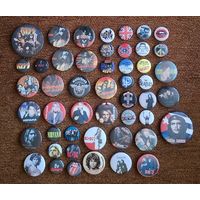 KISS, AC DC, NIRVANA, etc. значки