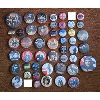 KISS, AC DC, NIRVANA, Motorhead, Ozzy Osbourne, etc. значки