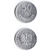 50 грошей Польша 1978 года