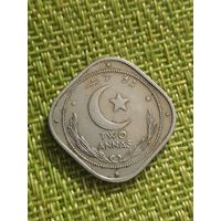 Пакистан 2 анны 1949 г ( в  достойном состоянии )