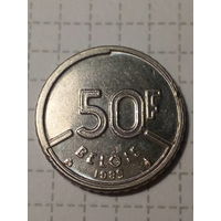 50 франков Бельгия 1989 год