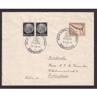 25. Конверт (4). Германия. Третий Рейх. XI Летние Олимпийские Игры 1936 г. Клапан открыт.