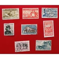 Сборный лот Люксембурга 1935, 1936, 1938, 1947, 1952, 1953, 1960 годов