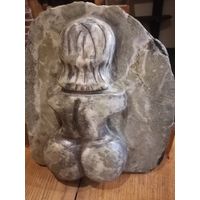 Бесподобный барельеф Сирена. С рубля.