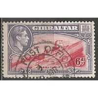 Гибралтар. Король Георг VI. Замок. 1938г. Mi#112.