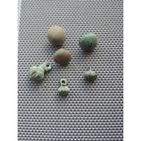 Сборный лот пуговиц с рубля!