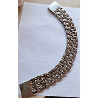 Браслет - Серебро 925 - Длина 27.5см -ширина 2.5см Вес 152 грамма