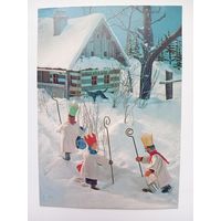 Набор из 3-х открыток. ЧССР. Прага. 1980 год. Зима