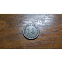 10 пфеннигов 1907 А