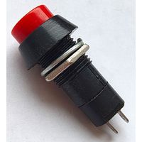 Кнопка без фиксации. Переключатель кнопочный. На замыкание