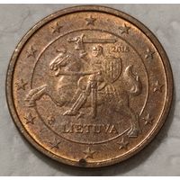 Литва 1 евроцент, 2015 (14-14-33)
