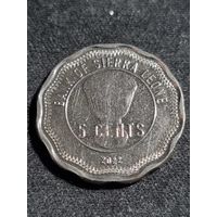 Сьерра-Леоне 5 центов 2022 Unc
