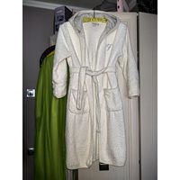 Халат махровый с капюшоном, р.146-152 (8-11 лет)