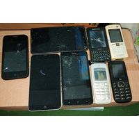 Телефоны неисправные одним лотом
