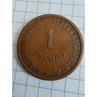 Мозамбик 1 эскудо 1953