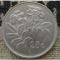 25 центов 1986 Мальта