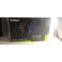 Коробка от видеокарты PALIT  GF RTX 4070 DUAL 12G