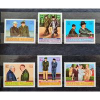 Манама 1970г. 6 из 8 марок серии: "Д.Эйзенхауэр". **