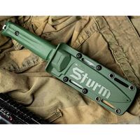 Нож Kizlyar Supreme Sturm AUS-8 SW Олива рукоять