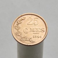 Люксембург 25 сантимов 1946