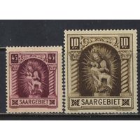 Саар Оккупация Лигой наций 1925 Икона Мадонна Брискастель из Саарбрюккена #102-3*
