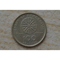 Греция 100 драхм 1990