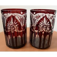 Пара больших стаканов Венгрия середина 20века
