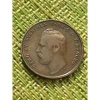 Швеция 1 эре оре 1870 г ( KM# 705 Карл XV  )