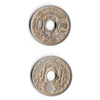 10 сантимов Франция 1920 год