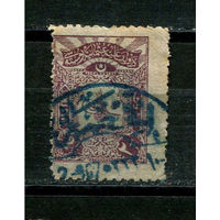 Османская Империя - 1905 - Тугра Абдул-Хамида II 2 1/2Pia - [Mi.119C] - 1 марка. Гашеная.  (Лот 16JD)-TG2P1