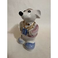 Статуэтка фарфоровая "Крыса" (Мышь)  ДФЗ