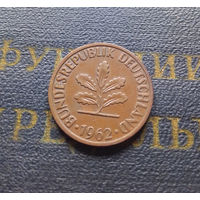 2 пфеннига 1962 (F) Германия ФРГ #01