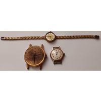 Позолоченные часы из СССР. С 1 рубля!