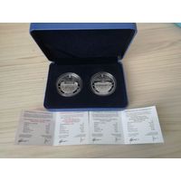 Минск-Арена, 20 рублей 2012, серебро Чижовка-арена, 20 рублей 2013, серебро, Ag 925