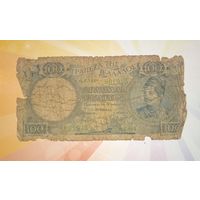 Греция 100 драхм 1944г НЕЧАСТАЯ